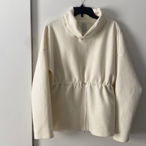 Varley cinch waist sweatshirt, size S.